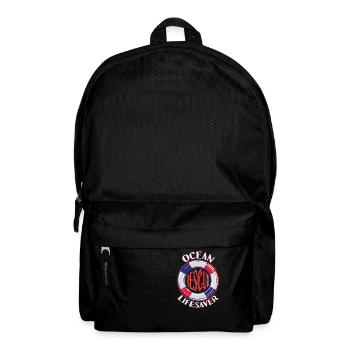 Lifeguard Ocean Rescue Lifesaver - Backpack - black - Front