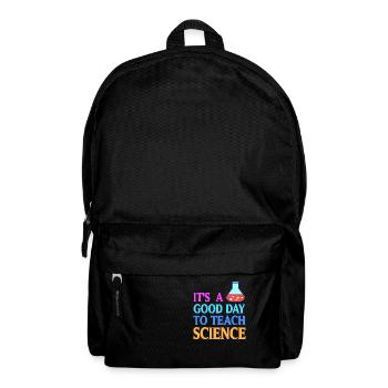 Une bonne journée pour enseigner la science rétro professeur de sciences - Sac à dos - noir - Devant