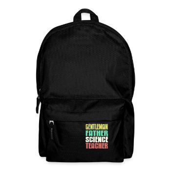 Gentleman Père Professeur de sciences Professeur rétro - Sac à dos - noir - Devant