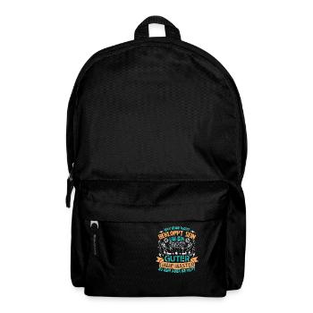 Mann Muss Nicht Bekloppt Sein Game Master Pen And - Rucksack - Schwarz - Vorne