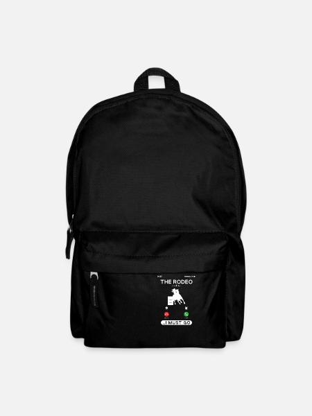 Barrel Racer Rodeo Is Calling, Funny Barrel Racing - Rucksack - Schwarz