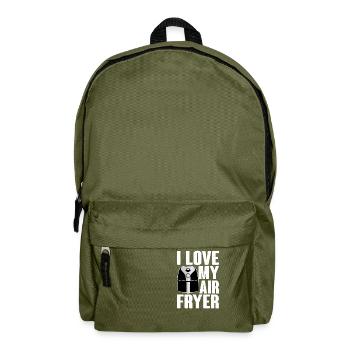 I Love My Air Fryer 4 - Rucksack - Olivgrün - Vorne