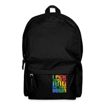 I Pick Things Up And Put Them Down 11 - Rucksack - Schwarz - Vorne