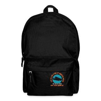 Life is like a box of booster packs Card Collector - Backpack - black - Front