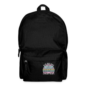 Ich Bin Die Verrückte Krankenschwester Pflege - Rucksack - Schwarz - Vorne