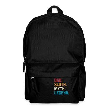 Sloth Lover Sloth Gift - Backpack - black - Front