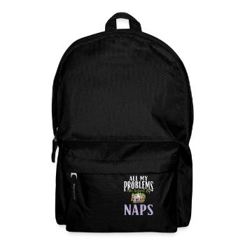 Faultier Liebhaber Faultier Geschenk - Rucksack - Schwarz - Vorne