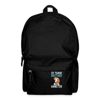 Hamster Lover Hamster Gift - Backpack - black - Front