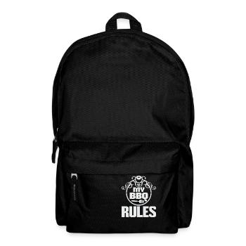 RÈGLES DU BBQ MV - Sac à dos - noir - Devant