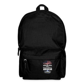 Born Argentine Argentina American USA Citizenship - Backpack - black - Front