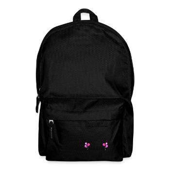 21 Birthday guestbook first sign then - Backpack - black - Front