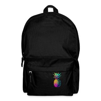 EDM Music Rave Festival Pineapple Techno - Backpack - black - Front