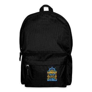 Schöne Muscheln - Warum ich Dangast so liebe - Rucksack - Schwarz - Vorne