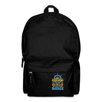Schöne Muscheln - Warum ich Stralsund so liebe - Rucksack - Schwarz - Vorne