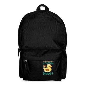 Canard Humour - Sac à dos - noir - Devant