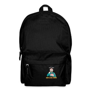 Just A Girl Who Loves Anime & Ramen Designs - Rucksack - Schwarz - Vorne