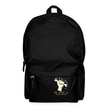 Tuning Spruch für Motorsport / Auto Fans - Rucksack - Schwarz - Vorne