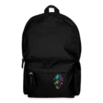 EDM Music Rave Festival Pineapple Techno - Backpack - black - Front
