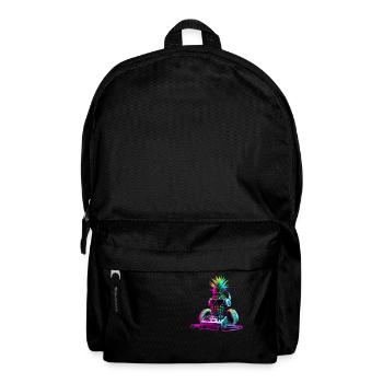 EDM Music Rave Festival Pineapple Techno - Backpack - black - Front