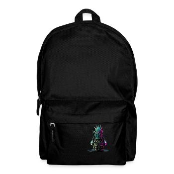 EDM Music Rave Festival Ananas Techno - Sac à dos - noir - Devant