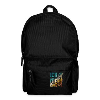 Ich Zerstöre Die Ruhe - Trompete Musik Spruch Musi - Rucksack - Schwarz - Vorne