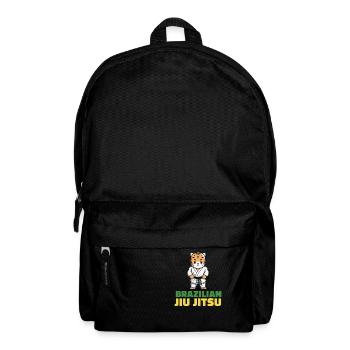 Brasilianisches Jiu Jitsu Grappling Tiger - Rucksack - Schwarz - Vorne