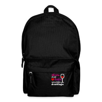 Krankenschwester Krankenpflege Arzthelferin - Rucksack - Schwarz - Vorne