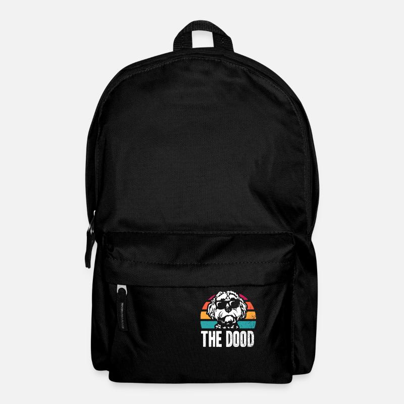 Der Dood Doodle Labradoodle Goldendoodle - Rucksack - Schwarz