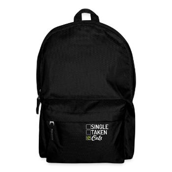 Cadeau Propriétaire de chat Cadeau de chat - Sac à dos - noir - Devant