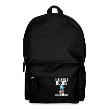 Cadeau Propriétaire de chat Cadeau de chat - Sac à dos - noir - Devant