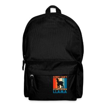 Cadeau Lama Lama Cadeau Amoureux - Sac à dos - noir - Devant