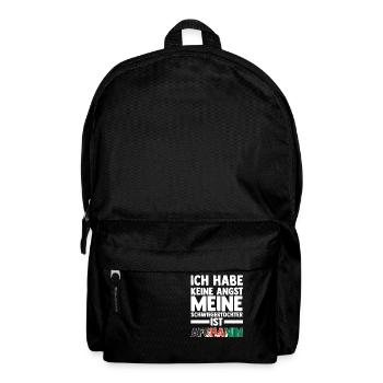 Ich habe keine Angst meine Schwiegertochter ist Af - Rucksack - Schwarz - Vorne