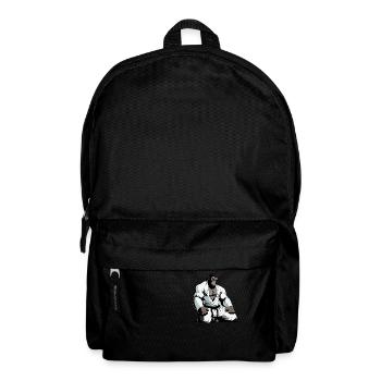 Starker Karate-Gorilla im Gi - Japan Karateka - Rucksack - Schwarz - Vorne