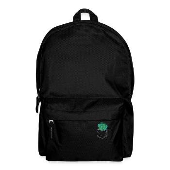 Spinat - Rucksack - Schwarz - Vorne