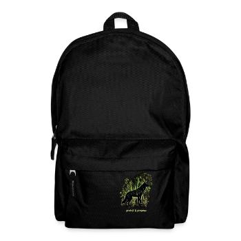 Wölfe Silhouette Naturschutz Tierschutz Wolf - Rucksack - Schwarz - Vorne