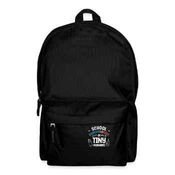 School Psychologist Of Tiny Humans Psychologists - Backpack - black - Front