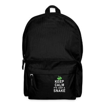 Schlange Geschenk Schlangenliebhaber - Rucksack - Schwarz - Vorne