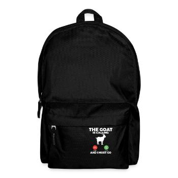 Goat Gift Goat Lover Gift - Backpack - black - Front