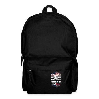 Born Panamanian Panama American USA Citizenship - Backpack - black - Front