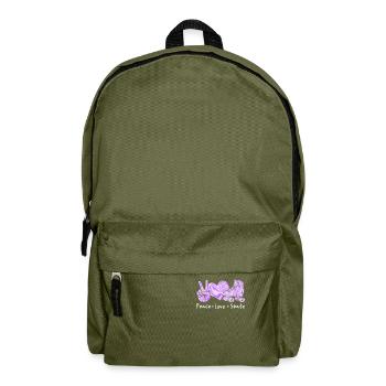 Rollerskates Inline-Skater Inline Rollschuhlaufen - Rucksack - Olivgrün - Vorne