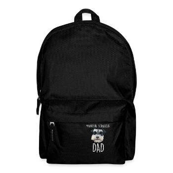 Zwergschnauzer - Rucksack - Schwarz - Vorne