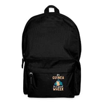 Cadeau de cochon d’Inde mignon - Sac à dos - noir - Devant