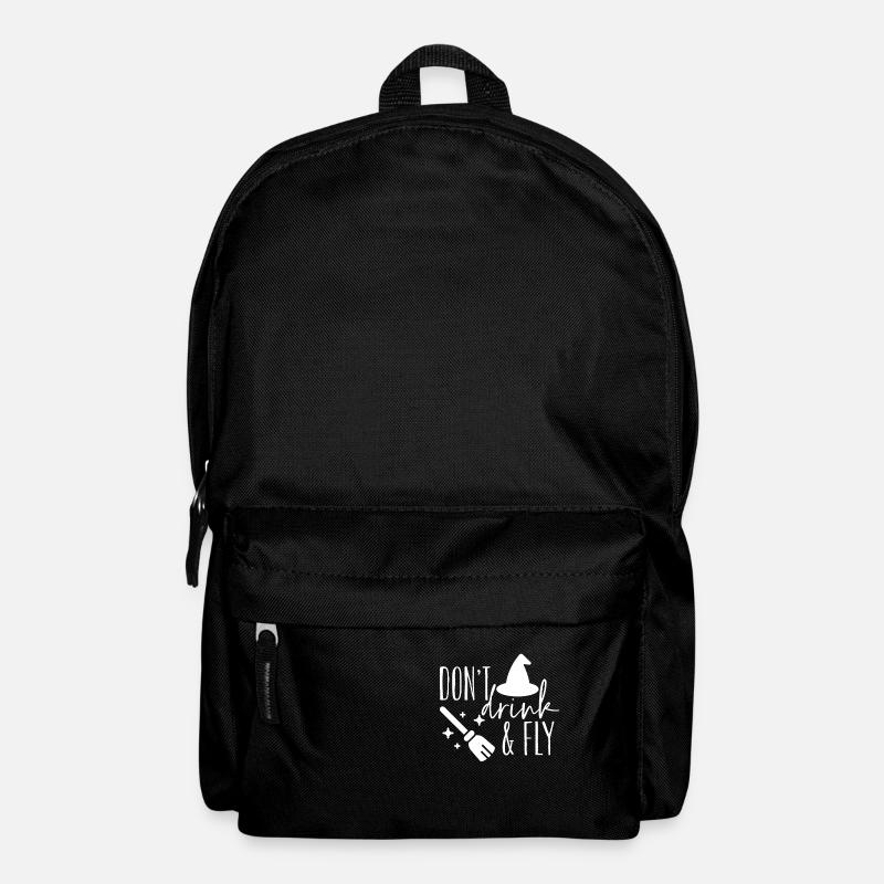 Halloween horror scary saying - Backpack - black