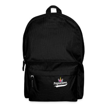 Papacorn Papa Einhorn Liebhaber Vatertag Einhorn - Rucksack - Schwarz - Vorne