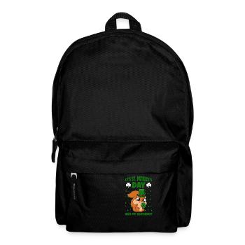Eichhörnchen Kleeblätter St. Patrick's Day - Rucksack - Schwarz - Vorne