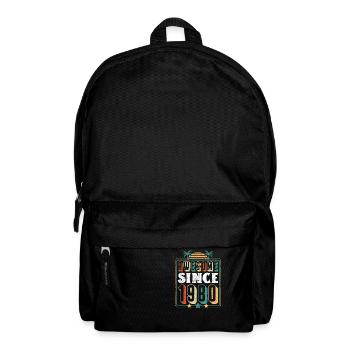 Genial seit 1980 43. Geburtstag - Rucksack - Schwarz - Vorne