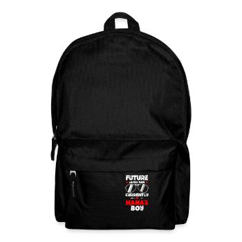 Future Ladies Man Current Mama's Boy Valentine's - Backpack - black - Front