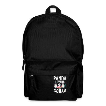 Panda Geschenke Panda Liebhaber - Rucksack - Schwarz - Vorne