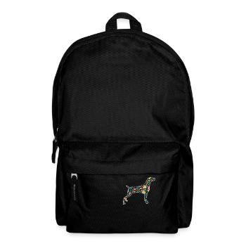 Weimaraner - Rucksack - Schwarz - Vorne
