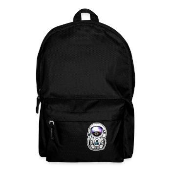 chat astronaute dans l espace - Sac à dos - noir - Devant